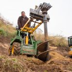 Closeup-Kanga-drilling-hillside