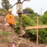 Closeup-hillside-drilling